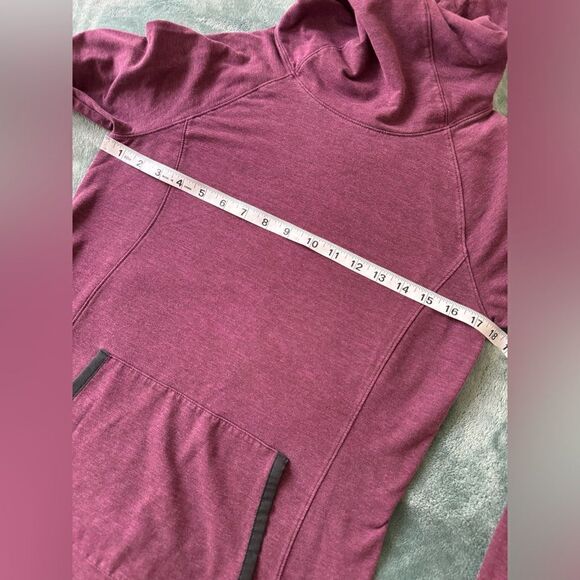 Athleta Women’s Sentry Terry Hoodie Women’s XS Purple Pullover Long Sleeve - Picture 14 of 15